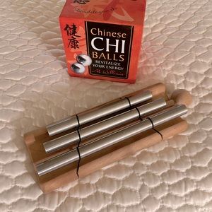 Meditation Chimes Set: Trio Hand-chimes & Chinese Chi Balls